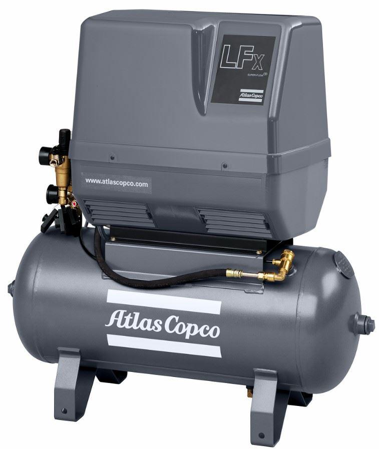 Atlas Copco Kolbenkompressor LE 2 - 10 bar TM inkl. Behälter 90 L, Aussteller
